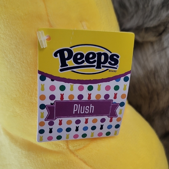Vibrant Yellow Peeps Plush Bunny Toy-NWT - Picture 2 of 9